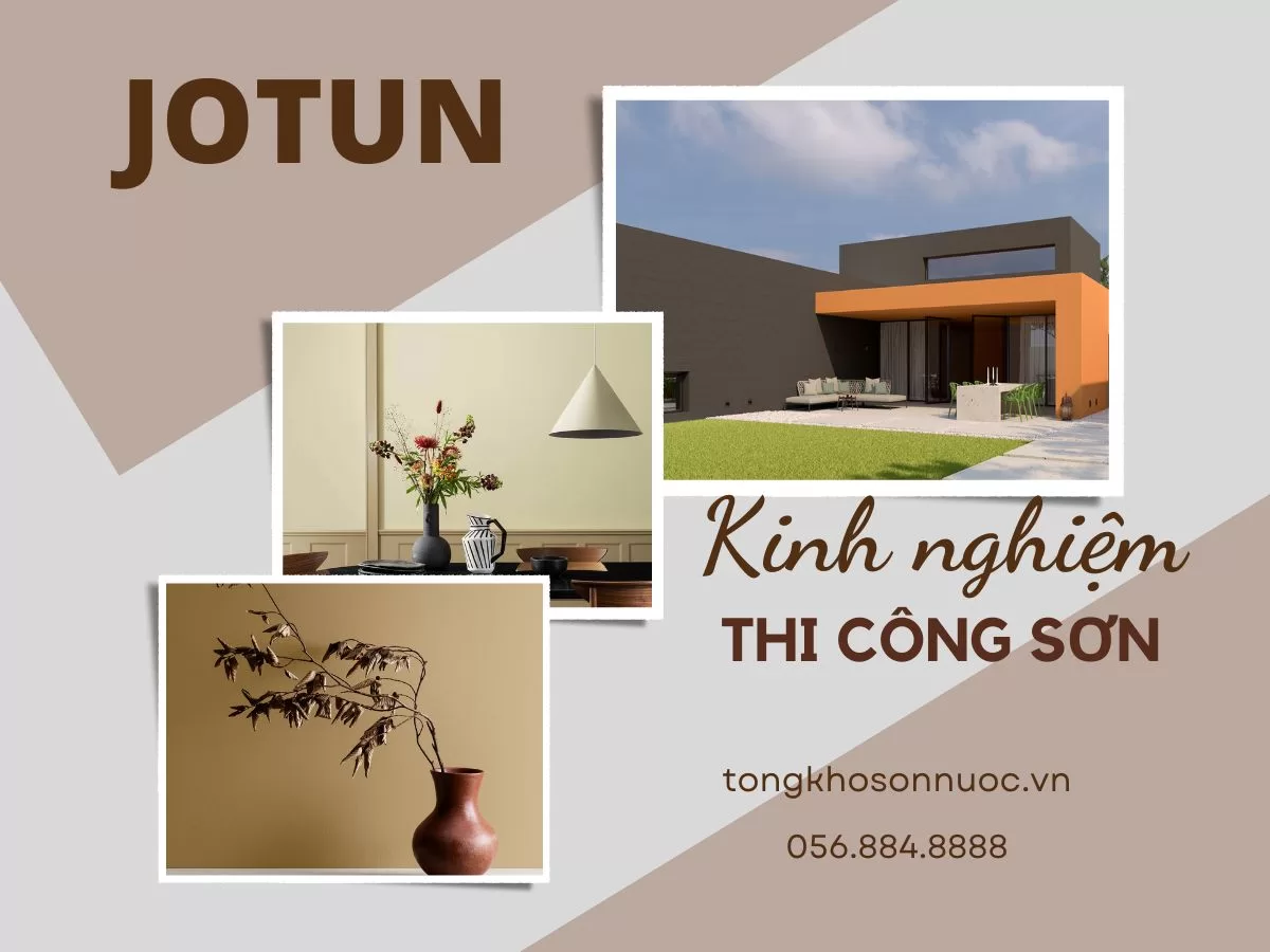 Mẹo thi công sơn nước Jotun hiệu quả